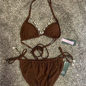 Wild Fable Brown Bikini Set